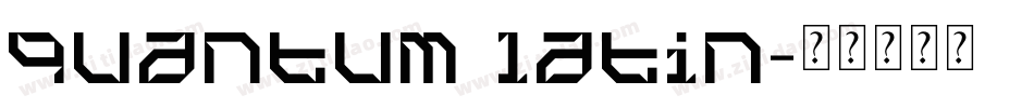 quantum latin字体转换